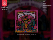 Tablet Screenshot of piecesof8music.com